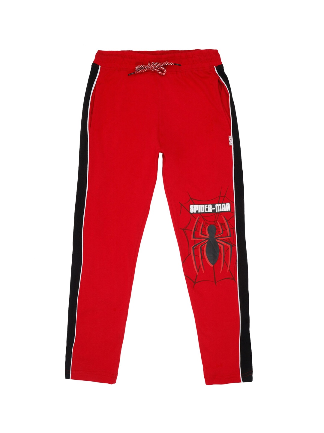 

Bodycare Kids Boys Graphic Printed Cotton Track Pants, Red