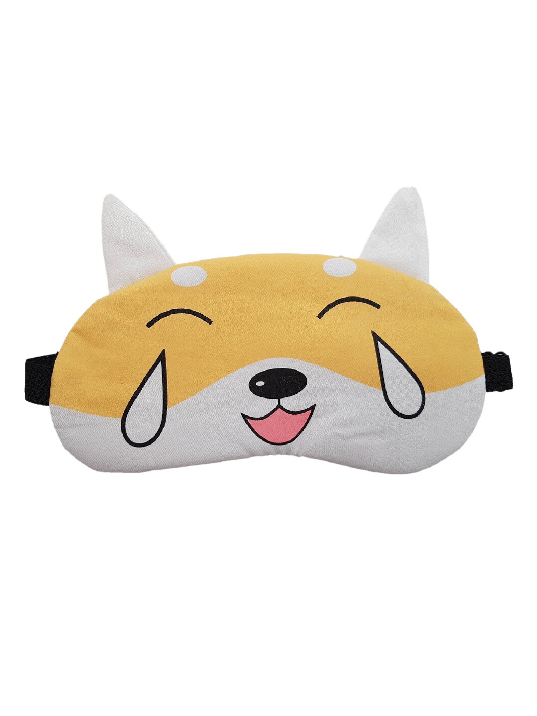 

JENNA Printed Cool Sleeping Eye Mask, Mustard