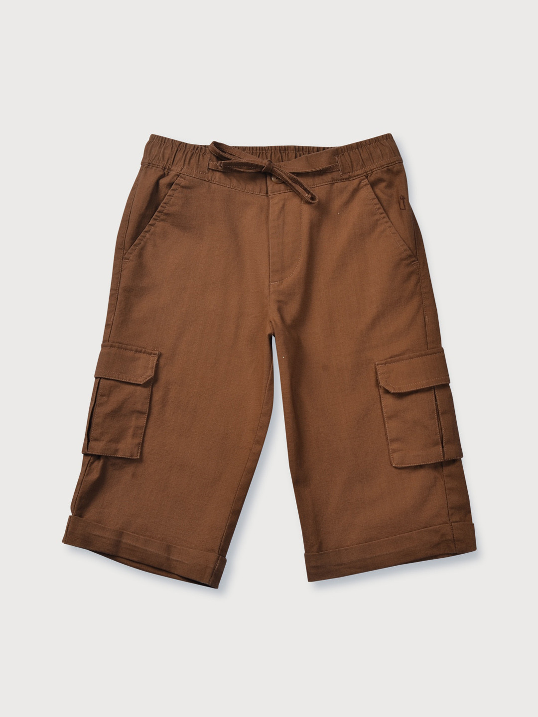 

Gini and Jony Boys Cotton Cargo Shorts, Brown
