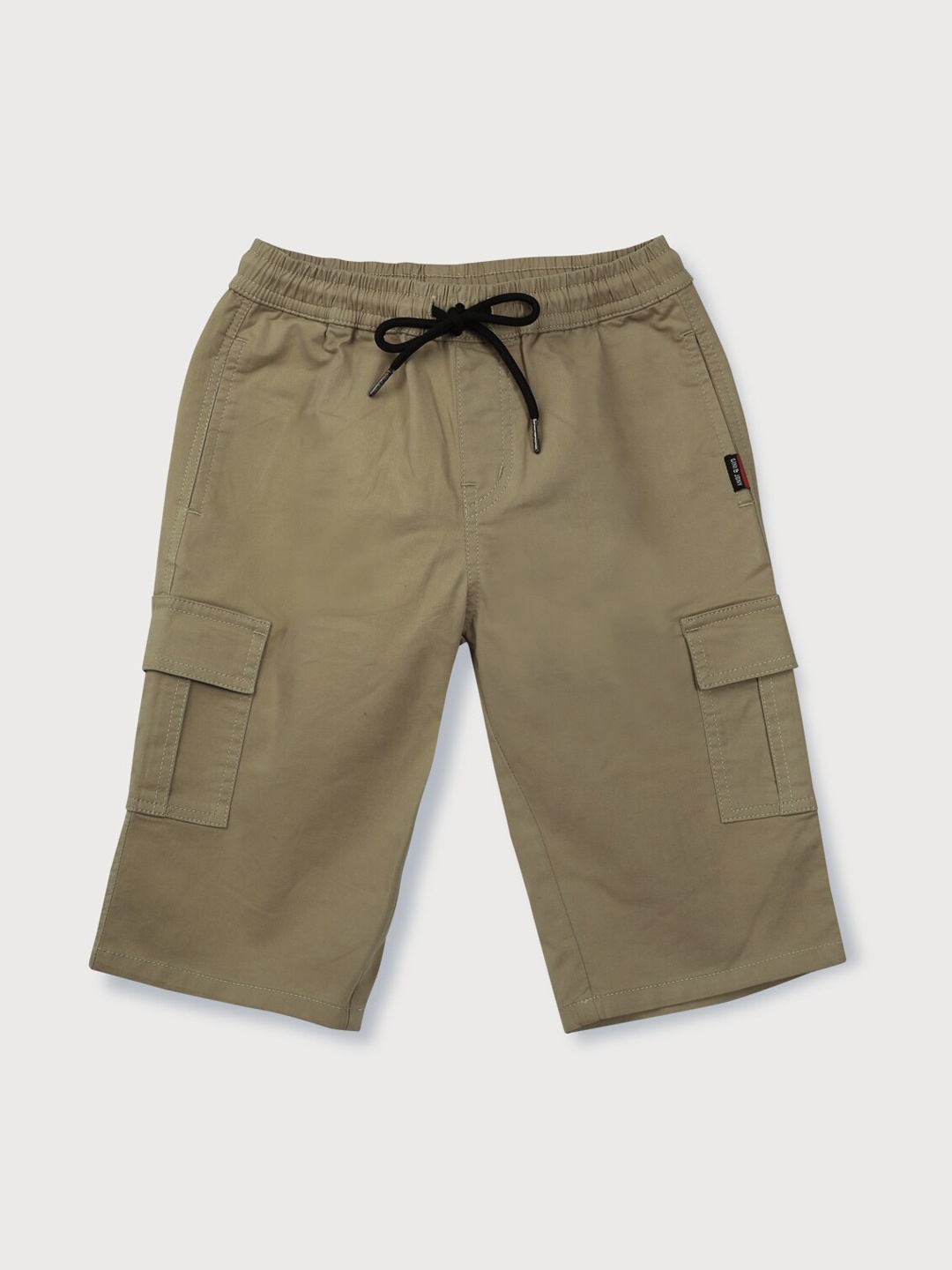 

Gini and Jony Boys Cotton Cargo Shorts, Khaki