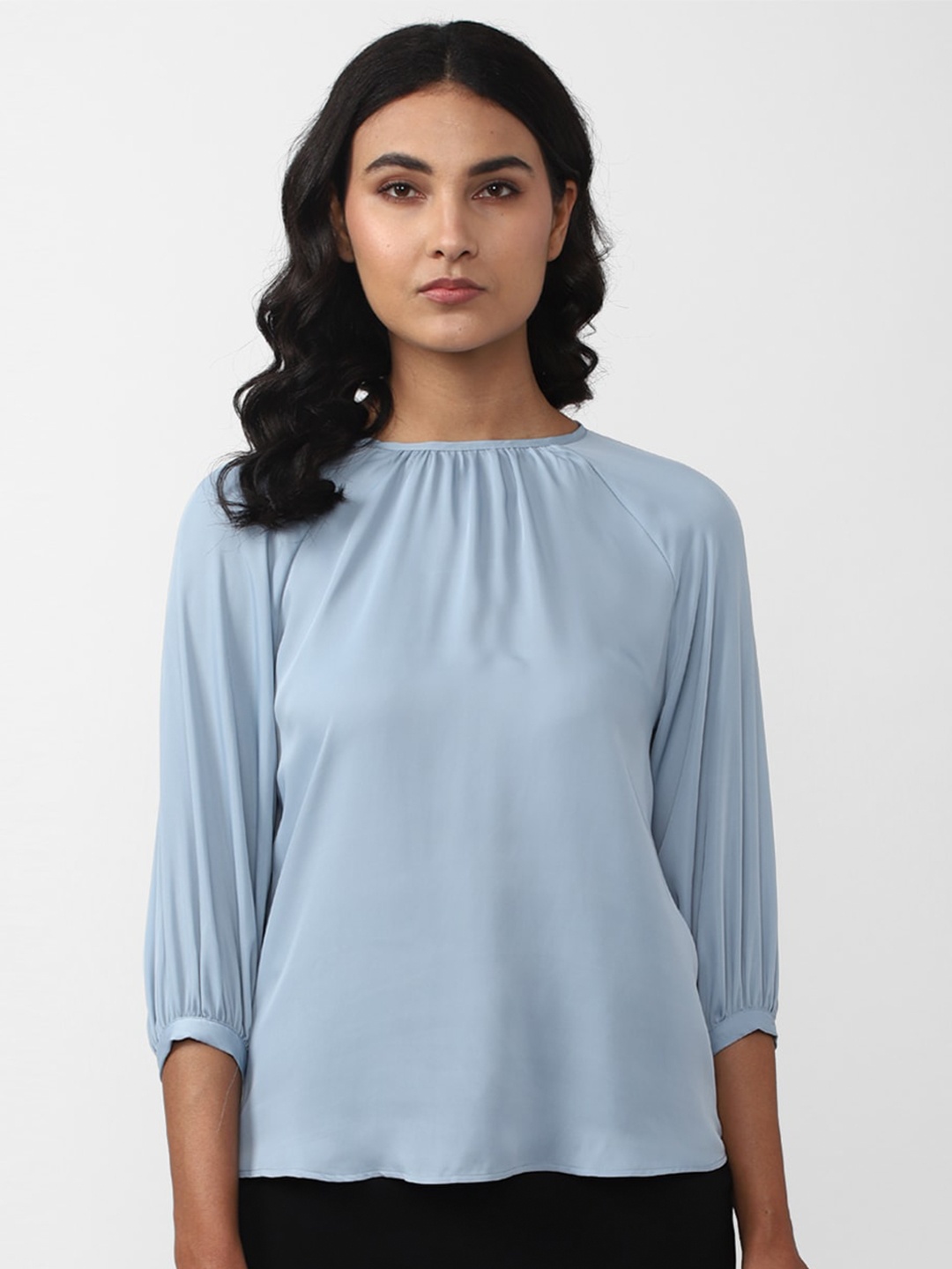 

Van Heusen Woman Raglan Sleeves Regular Top, Blue