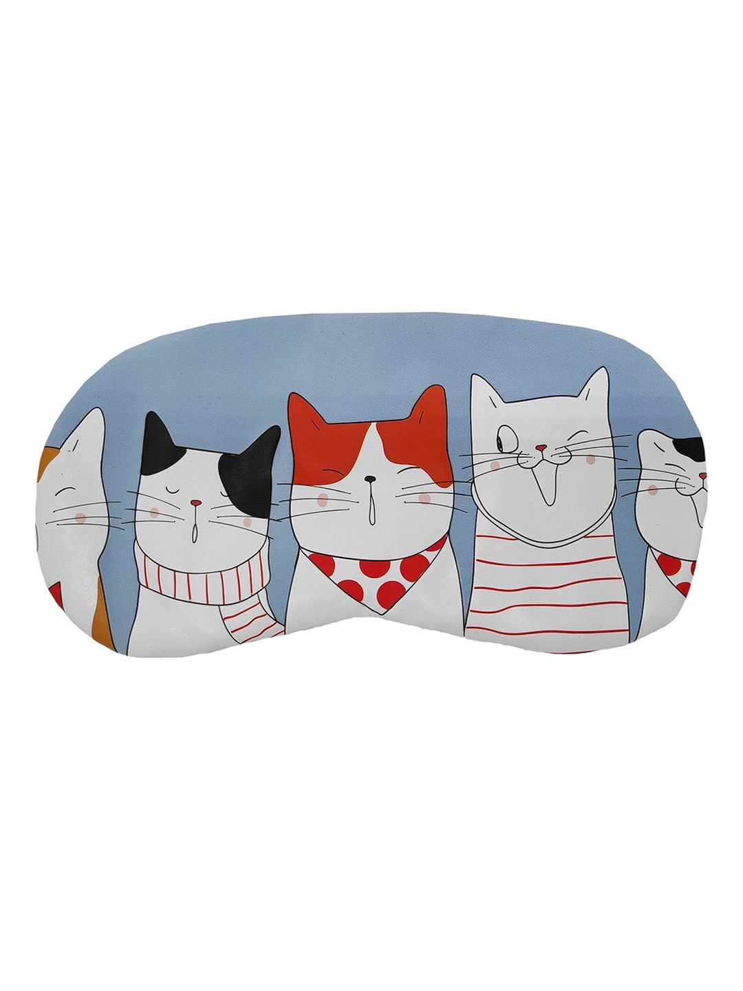 

JENNA Printed Sleeping Eye Mask, Turquoise blue