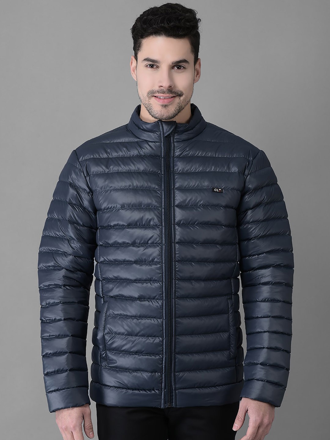 

Canary London Men Lightweight Quilted Jacket, Navy blue
