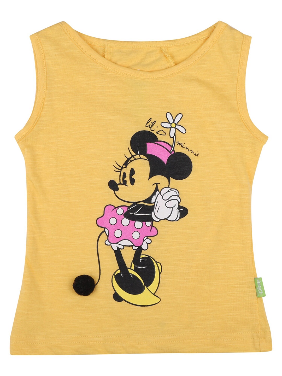 

Bodycare Kids Infants Minnie Mouse Printed Cotton T-shirt, Mustard