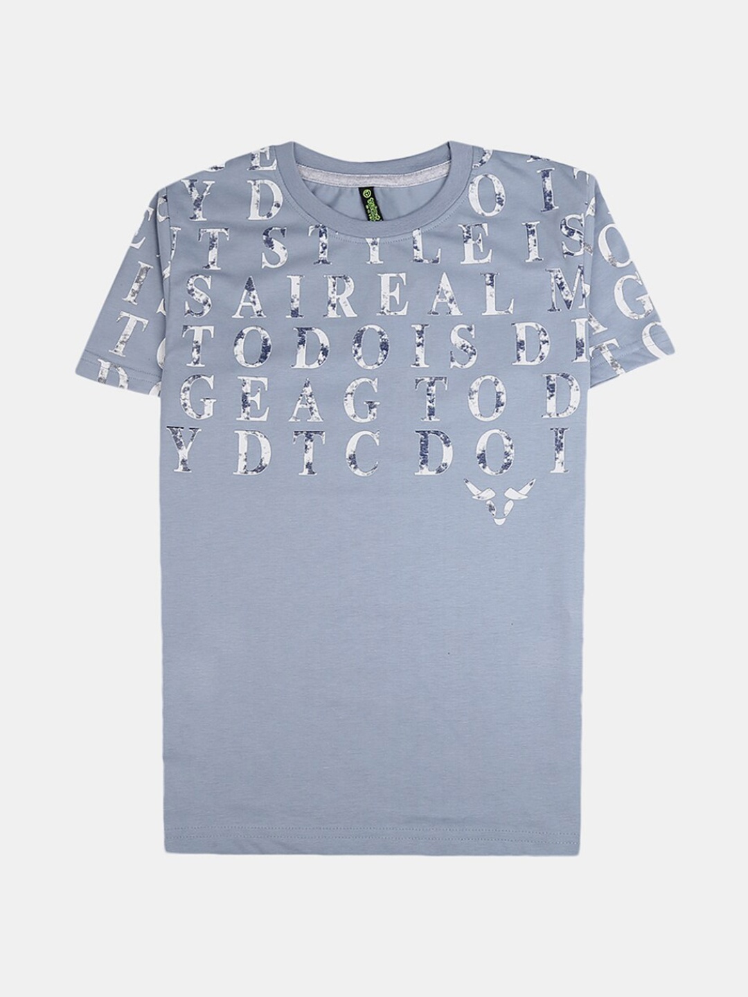 

V-Mart Boys Typography Printed Cotton T-shirt, Blue