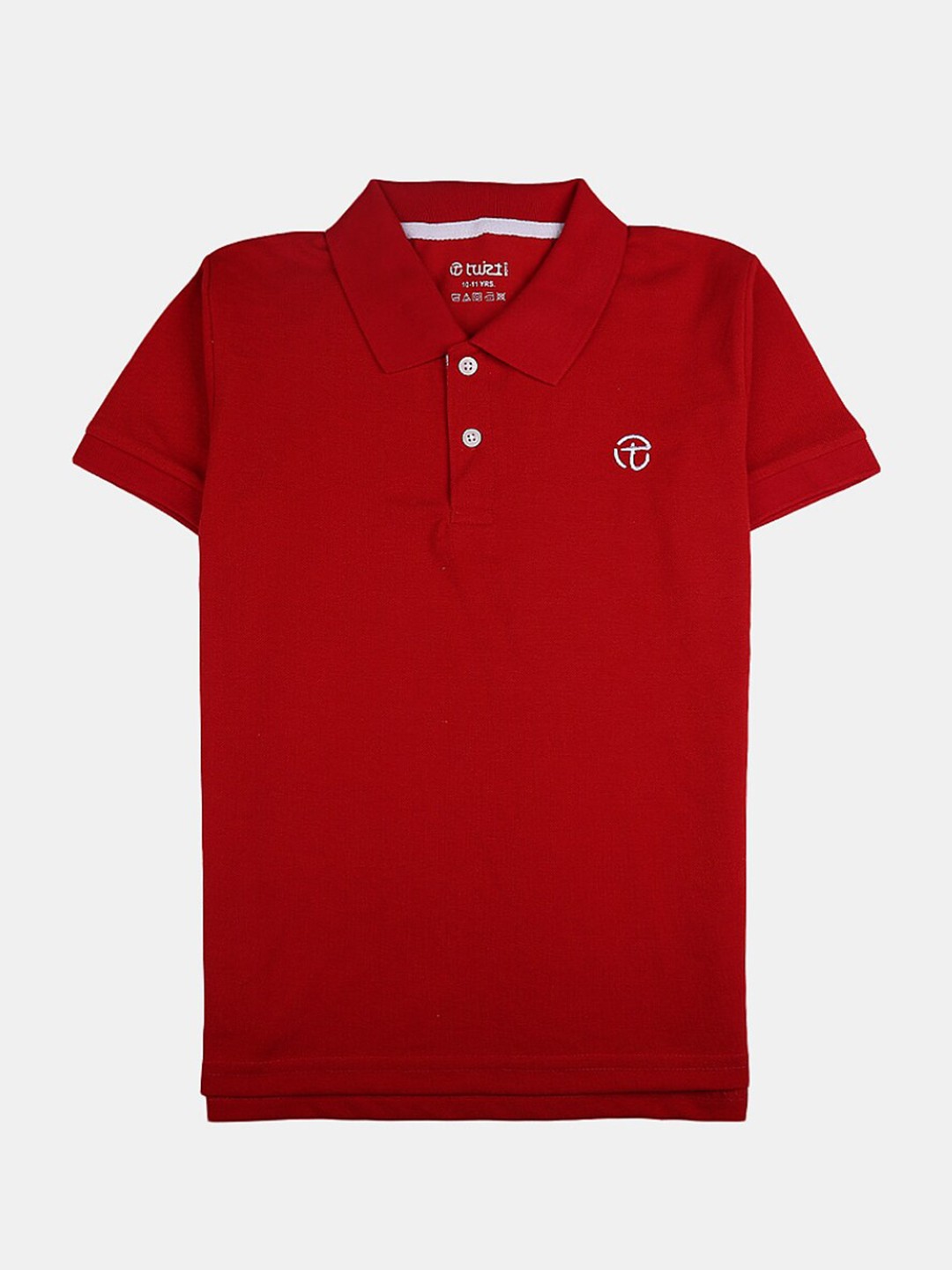 

V-Mart Boys Polo Collar Cotton T-shirt, Red