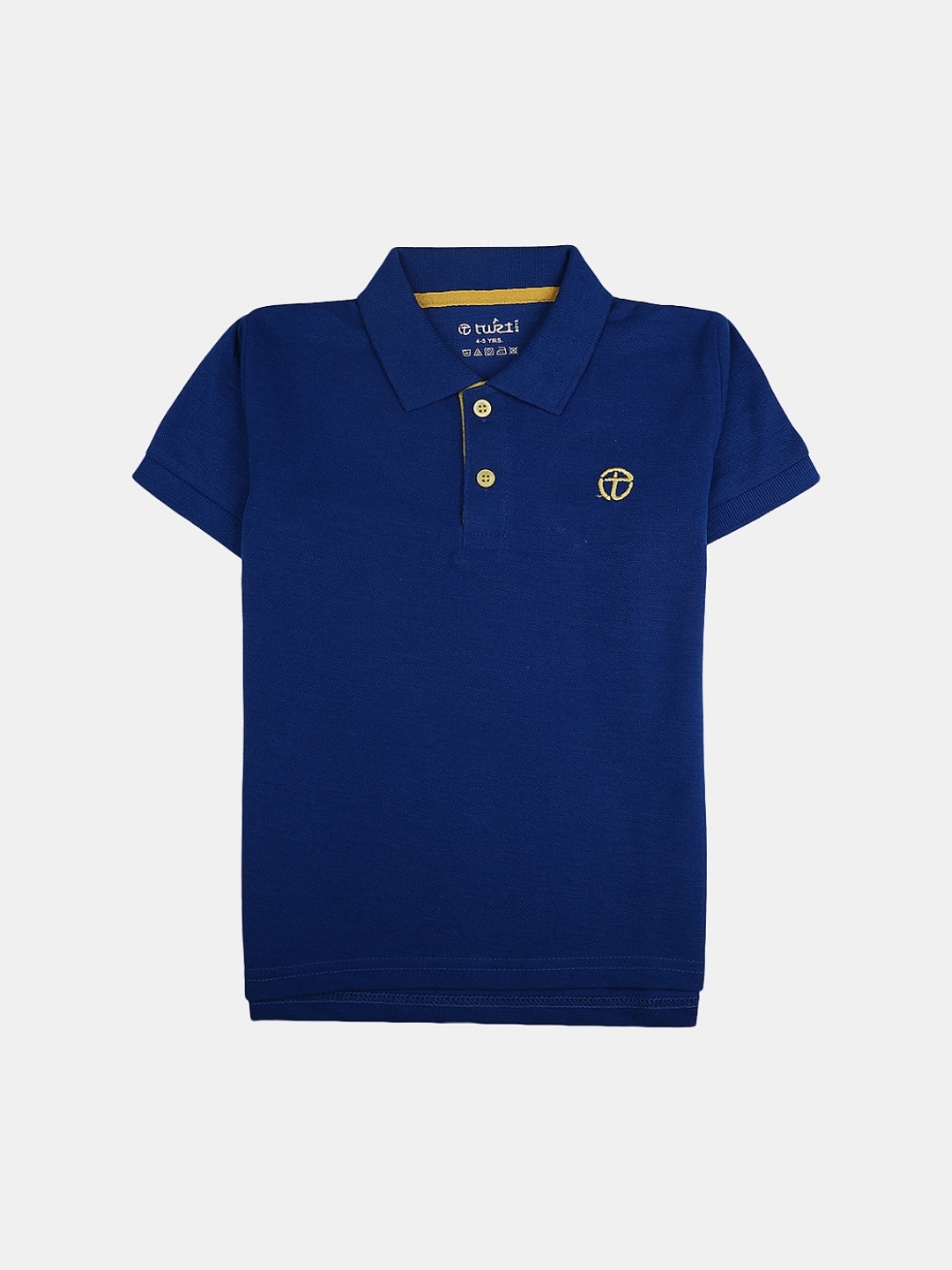 

V-Mart Boys Polo Collar Cotton T-shirt, Blue