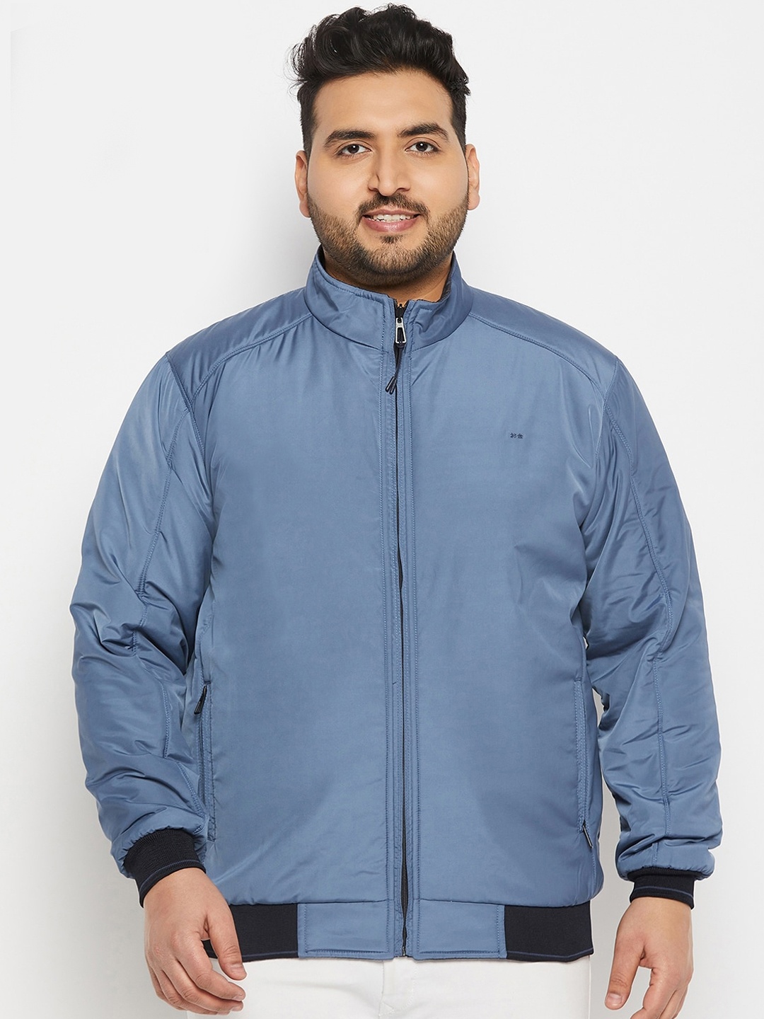 

Okane Men Plus Size Reversible Padded Jacket, Blue
