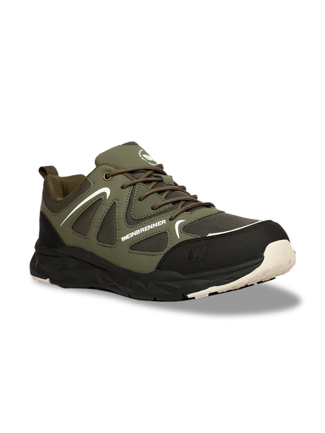 

Weinbrenner Men Colourblocked Sneakers, Olive
