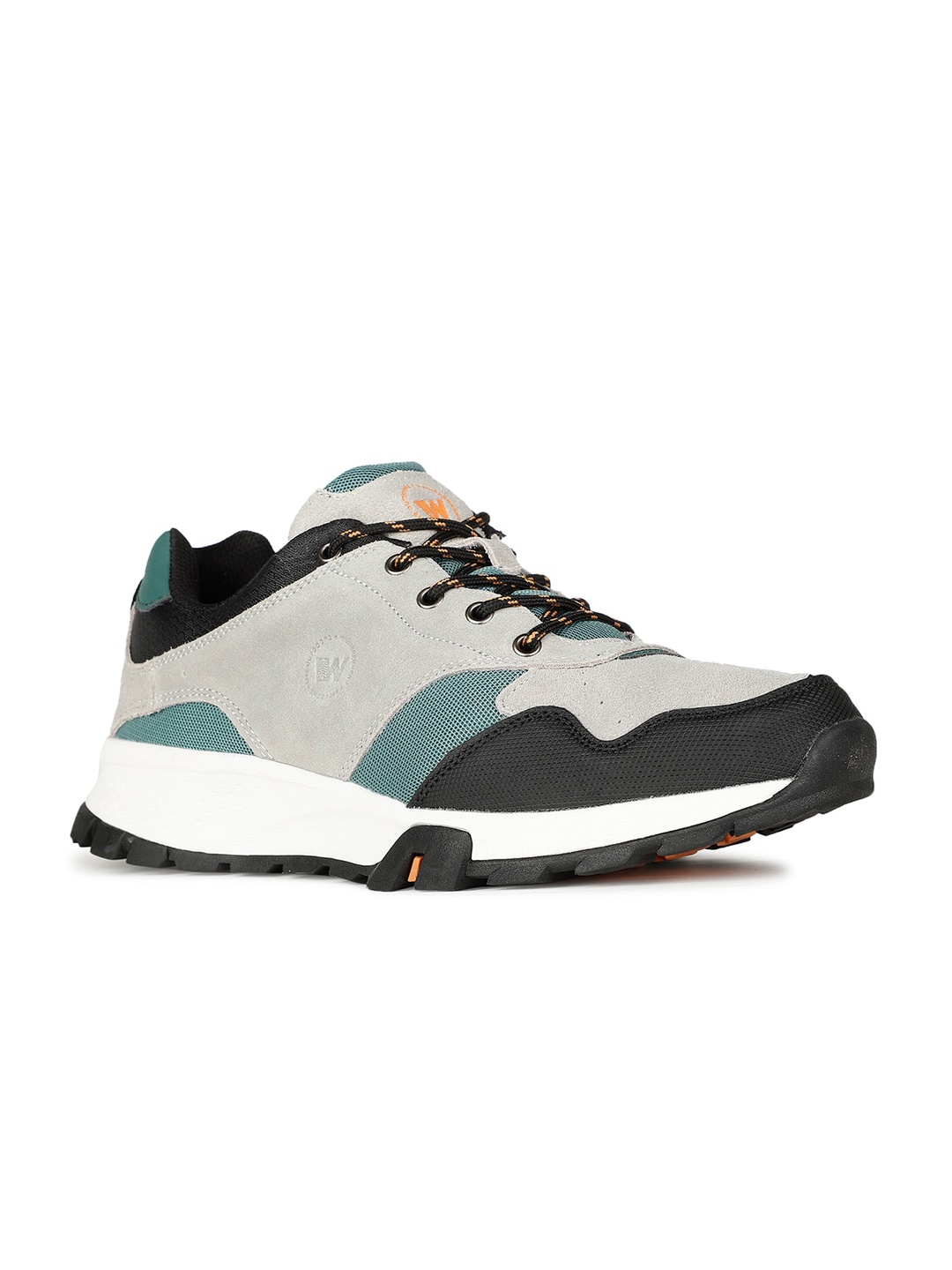 

Weinbrenner Men Colourblocked Leather Sneakers, Grey
