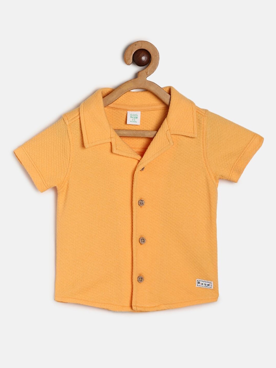 

MINI KLUB Boys Cotton Casual Shirt, Orange