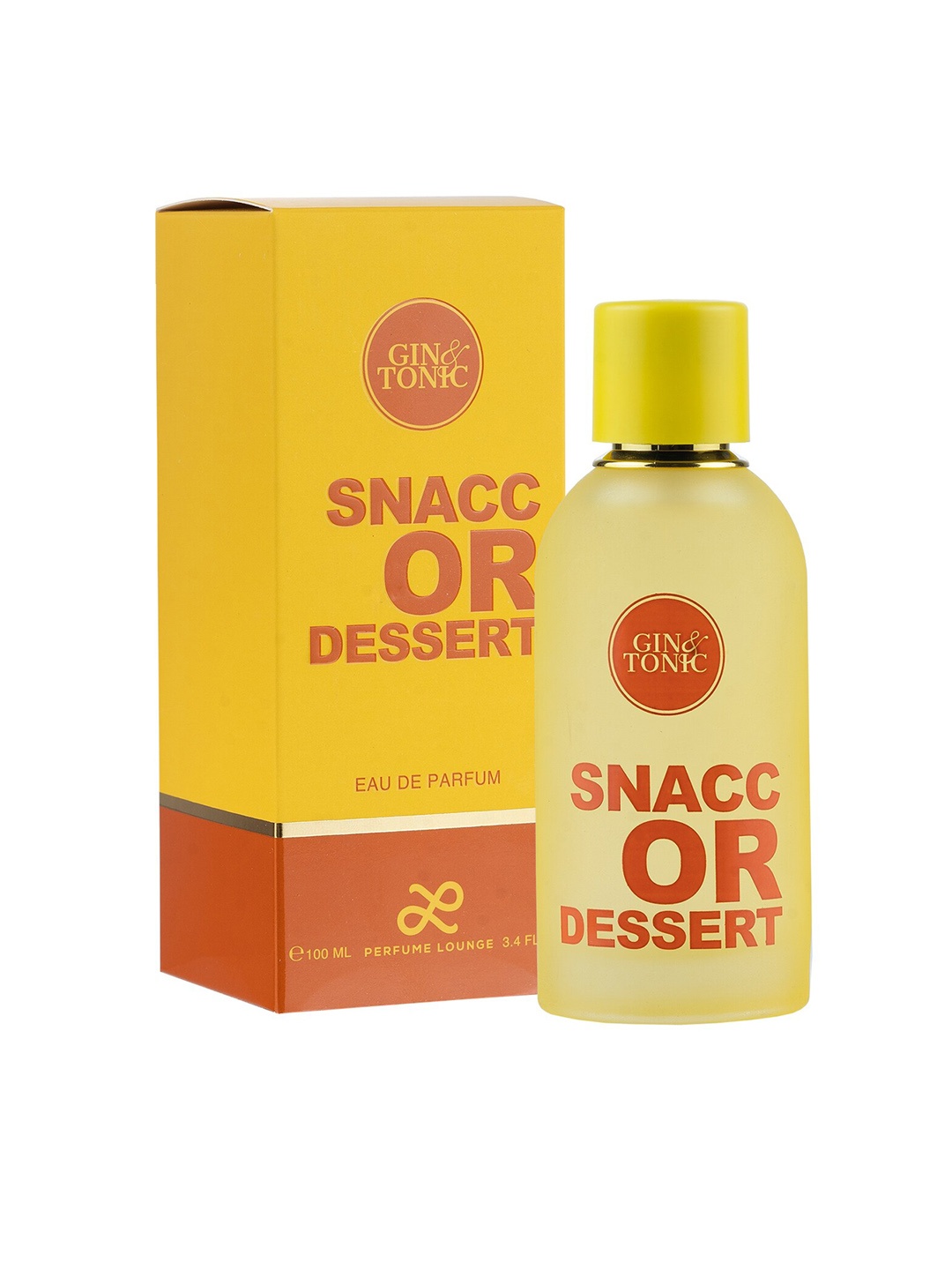 

PERFUME LOUNGE Women Gin & Tonic Snacc Or Dessert Eau De Parfum 100 ml, Yellow