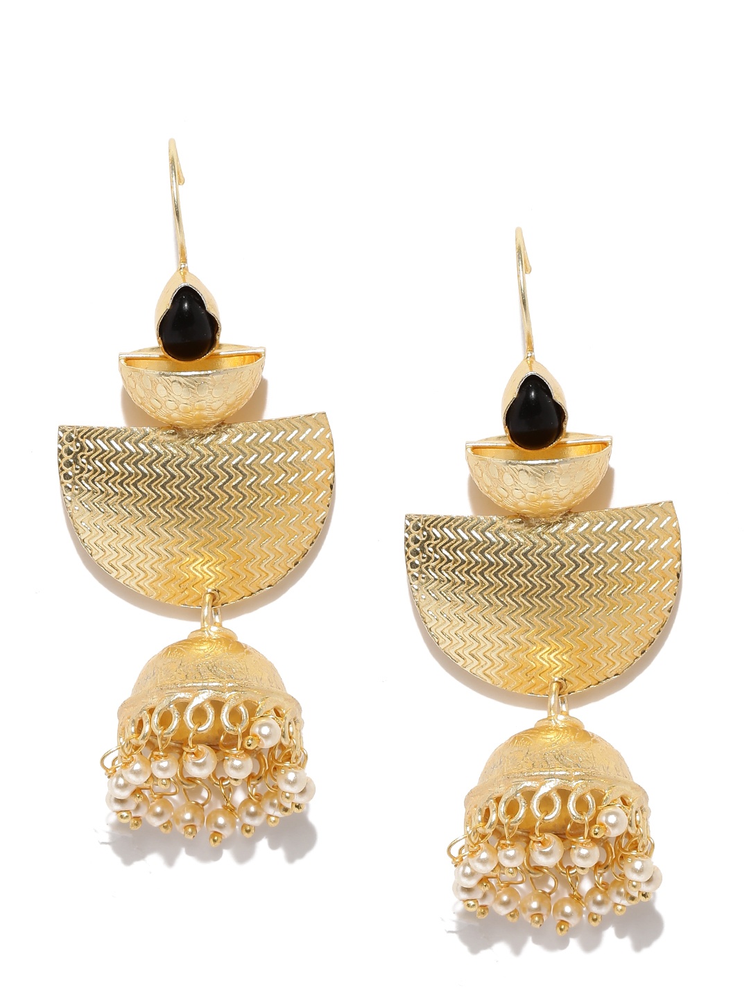 

Anouk Gold-Toned Dome-Shaped Drop Earrings