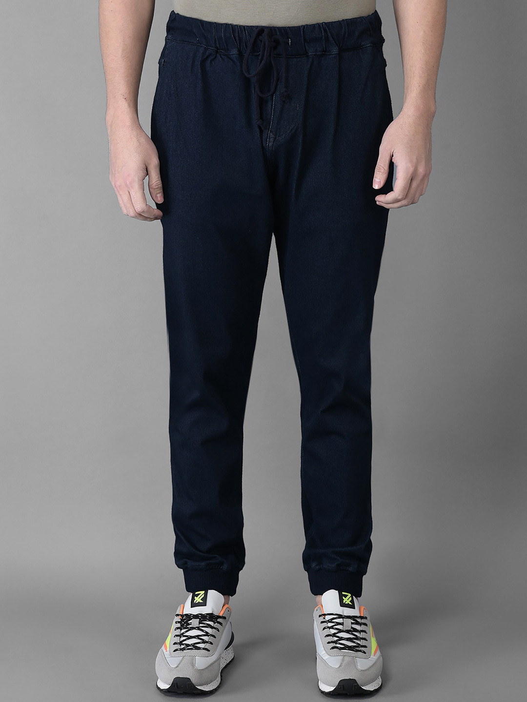 

American Archer Men Cotton Smart Jogger Stretchable Jeans, Blue