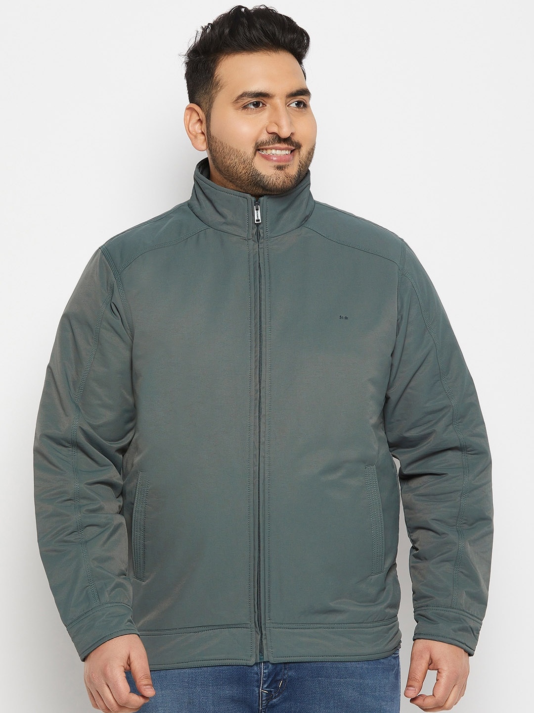 

Okane Men Lightweight Bomber Jacket, Green