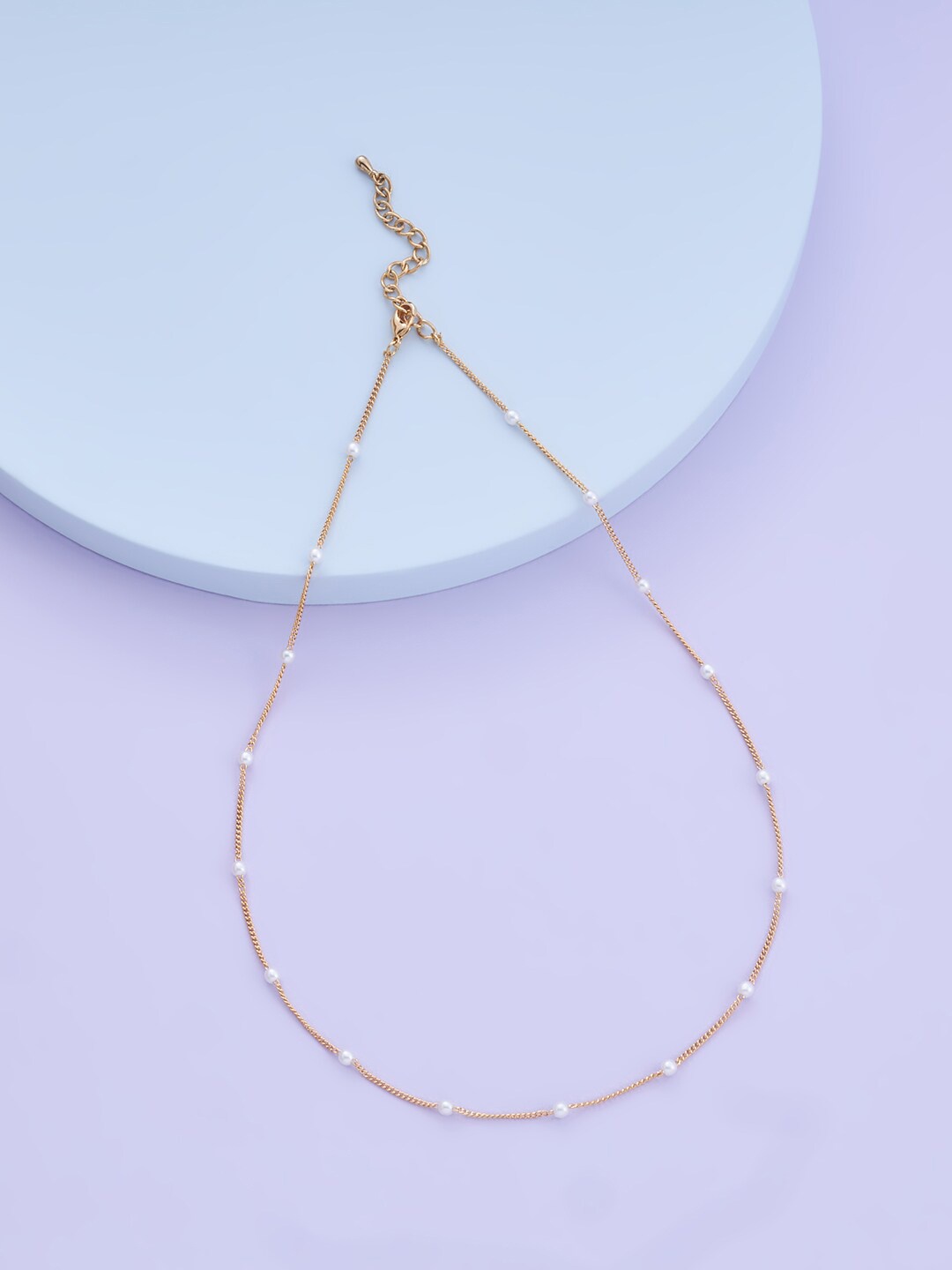 

Kushal's Fashion Jewellery Copper Gold-Plated Necklace