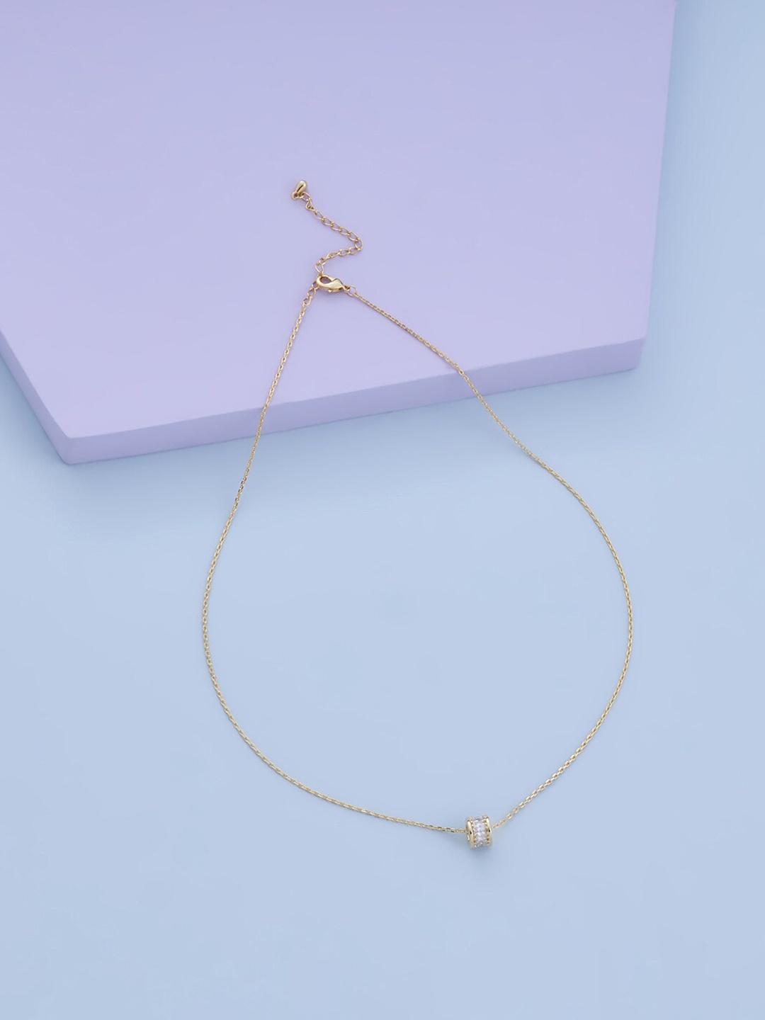 

Kushal's Fashion Jewellery Gold-Plated Copper Chain with Pendant