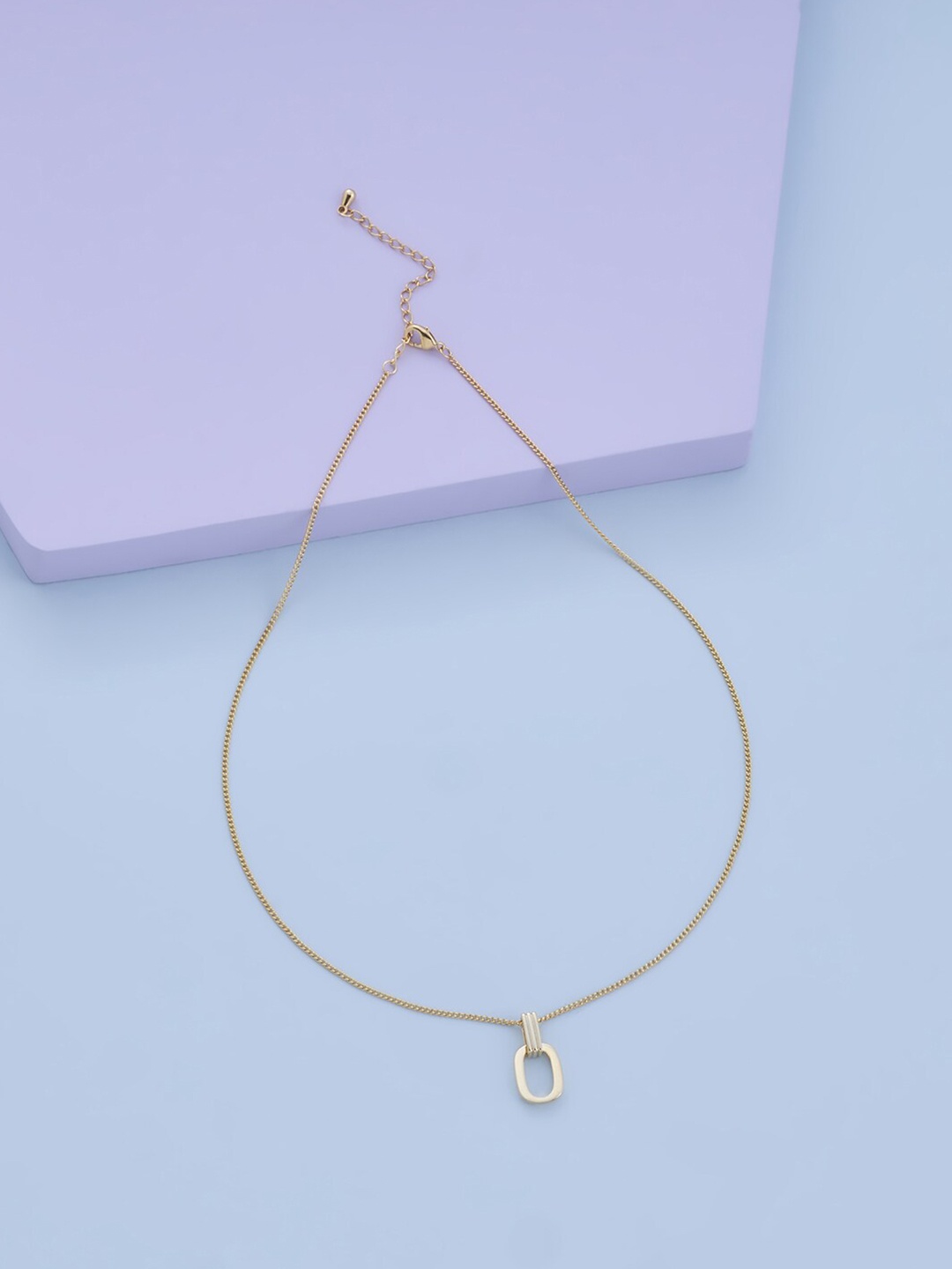 

Kushal's Fashion Jewellery Gold-Plated Chain with Pendant