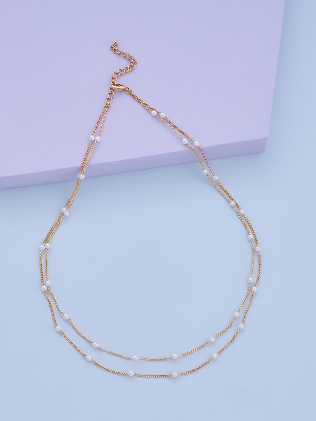 

Kushal's Fashion Jewellery Gold-Plated Copper Necklace