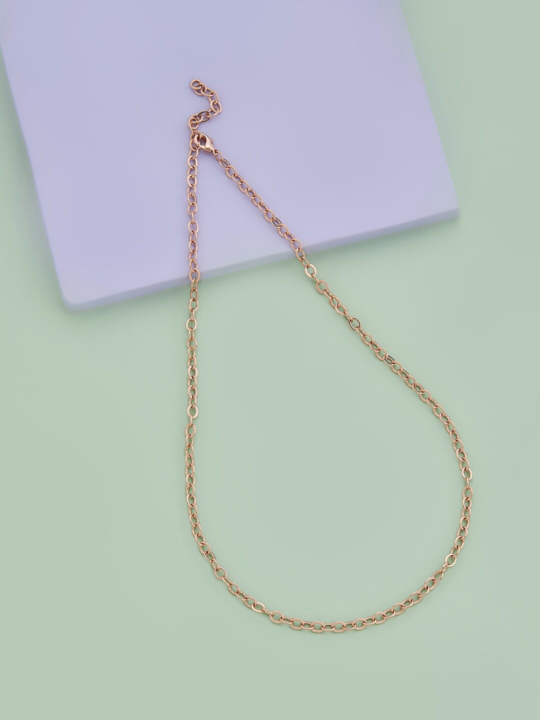 

Kushal's Fashion Jewellery Copper Rose Gold-Plated Chain