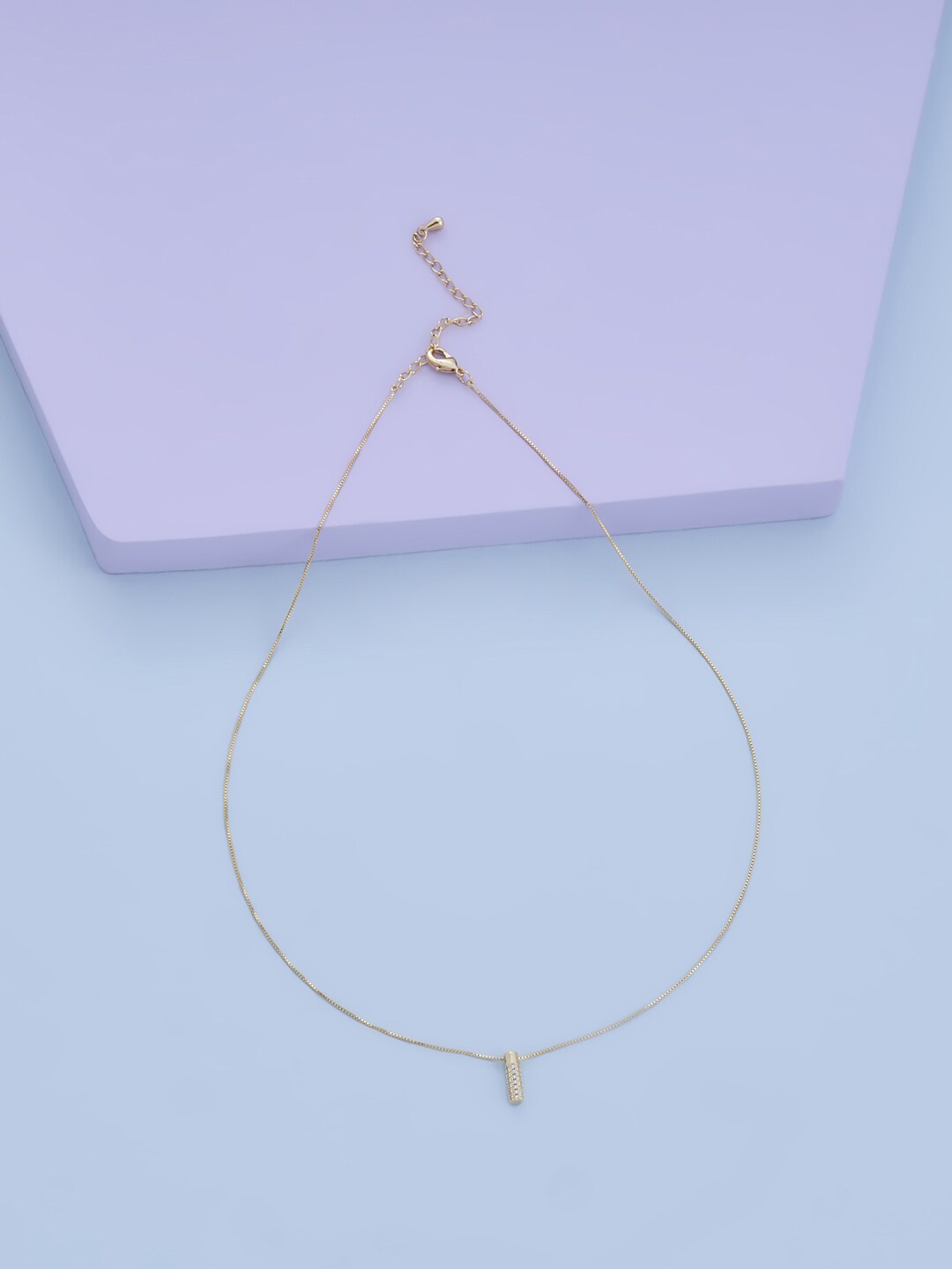 

Kushal's Fashion Jewellery Gold-Plated Copper Chain with Pendant