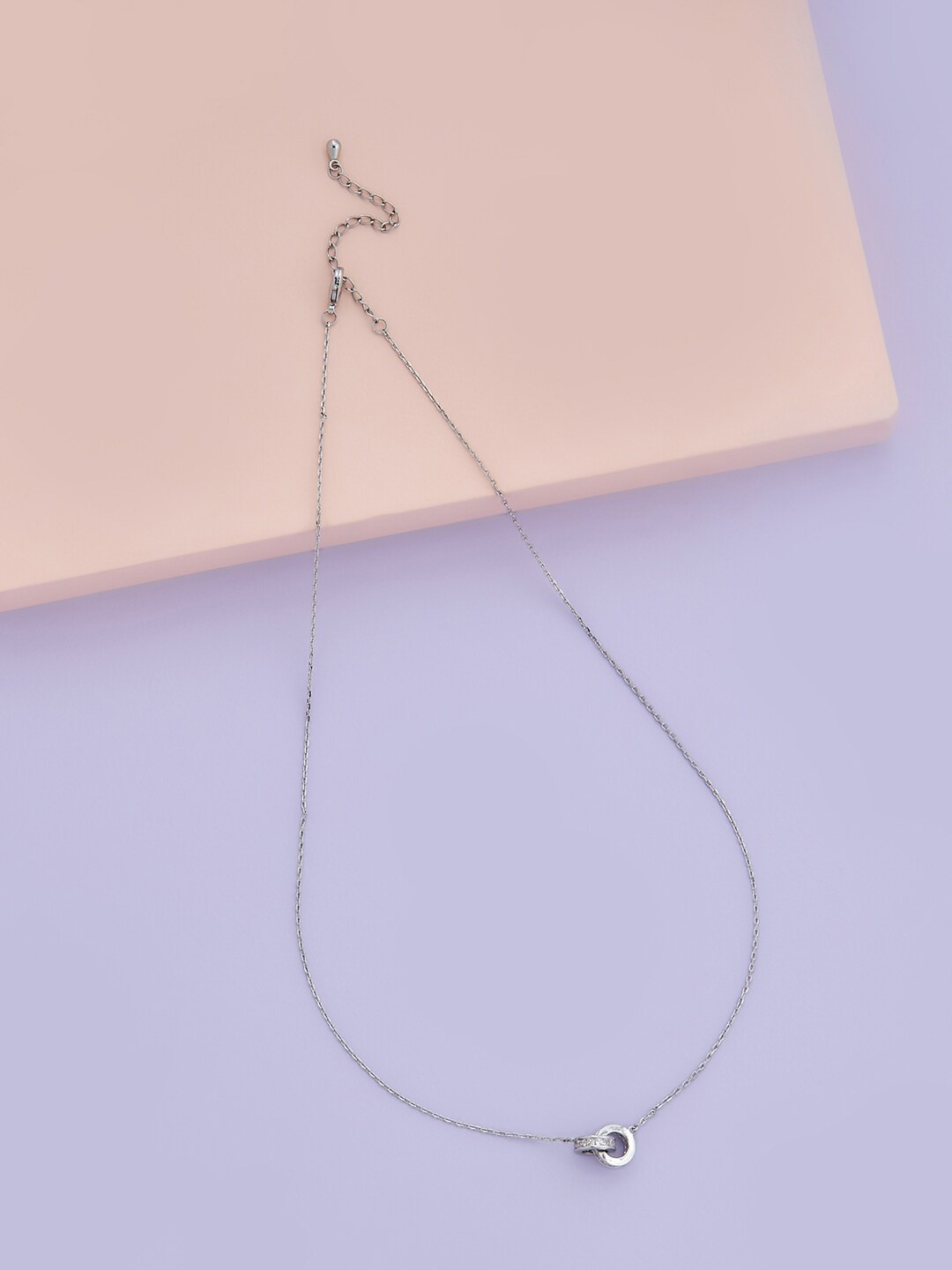 

Kushal's Fashion Jewellery Copper Rhodium-Plated Chain, Silver