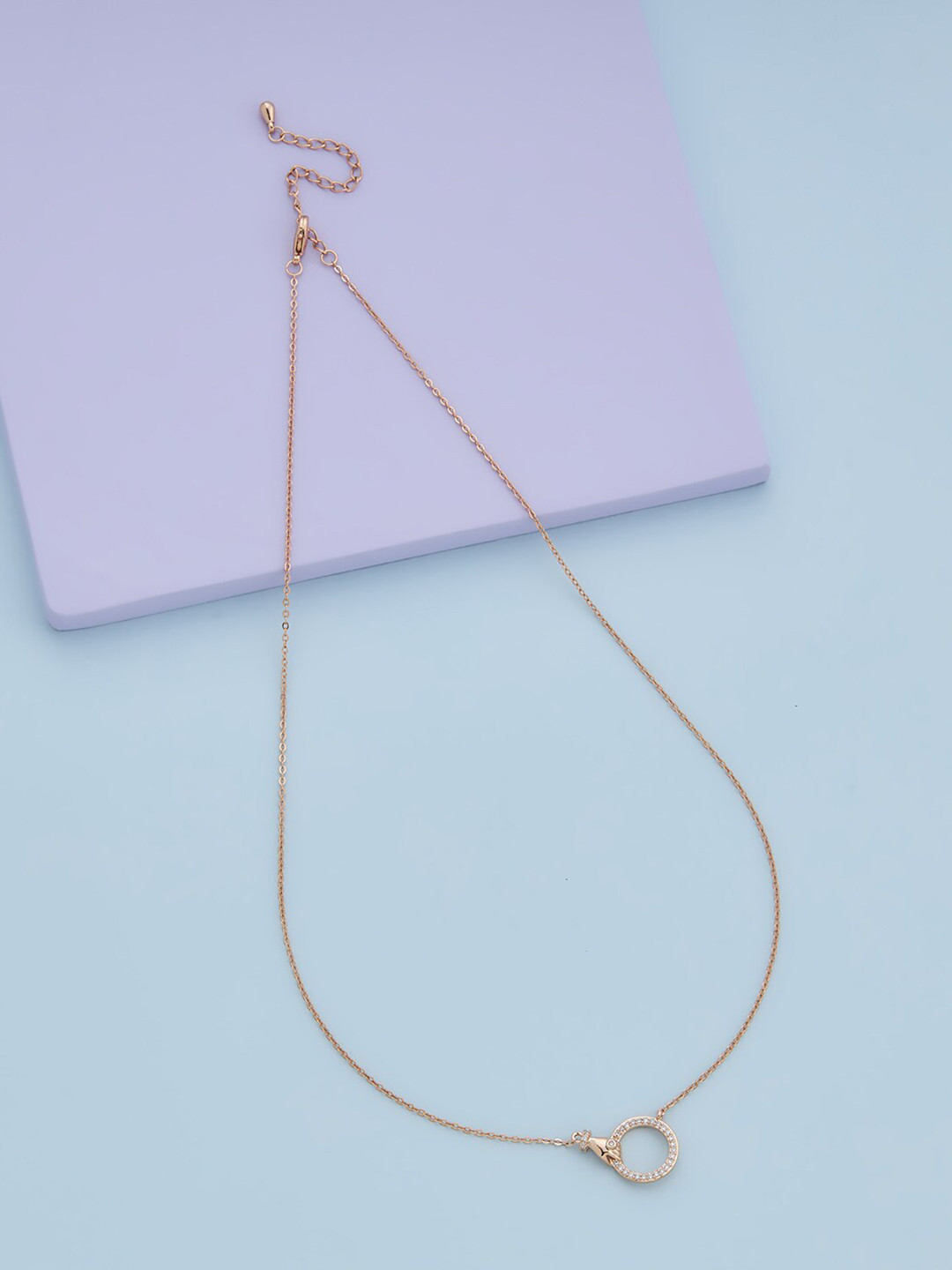 

Kushal's Fashion Jewellery Rose Gold-Plated Chain