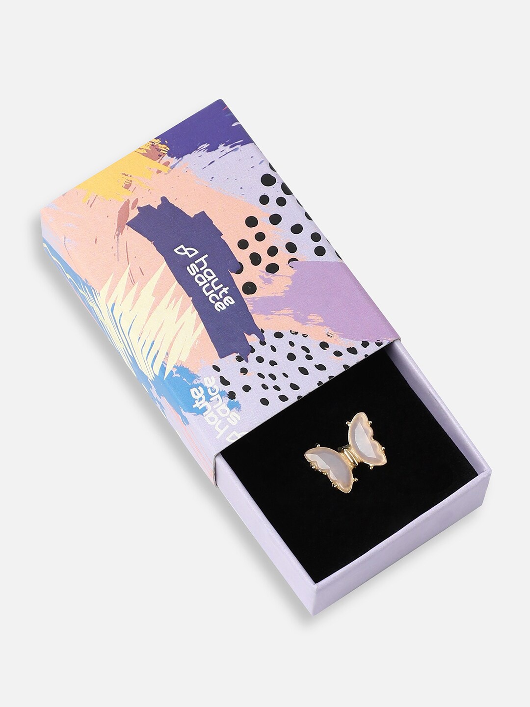

HAUTE SAUCE by Campus Sutra Gold-Plated Butterfly Watch Charms