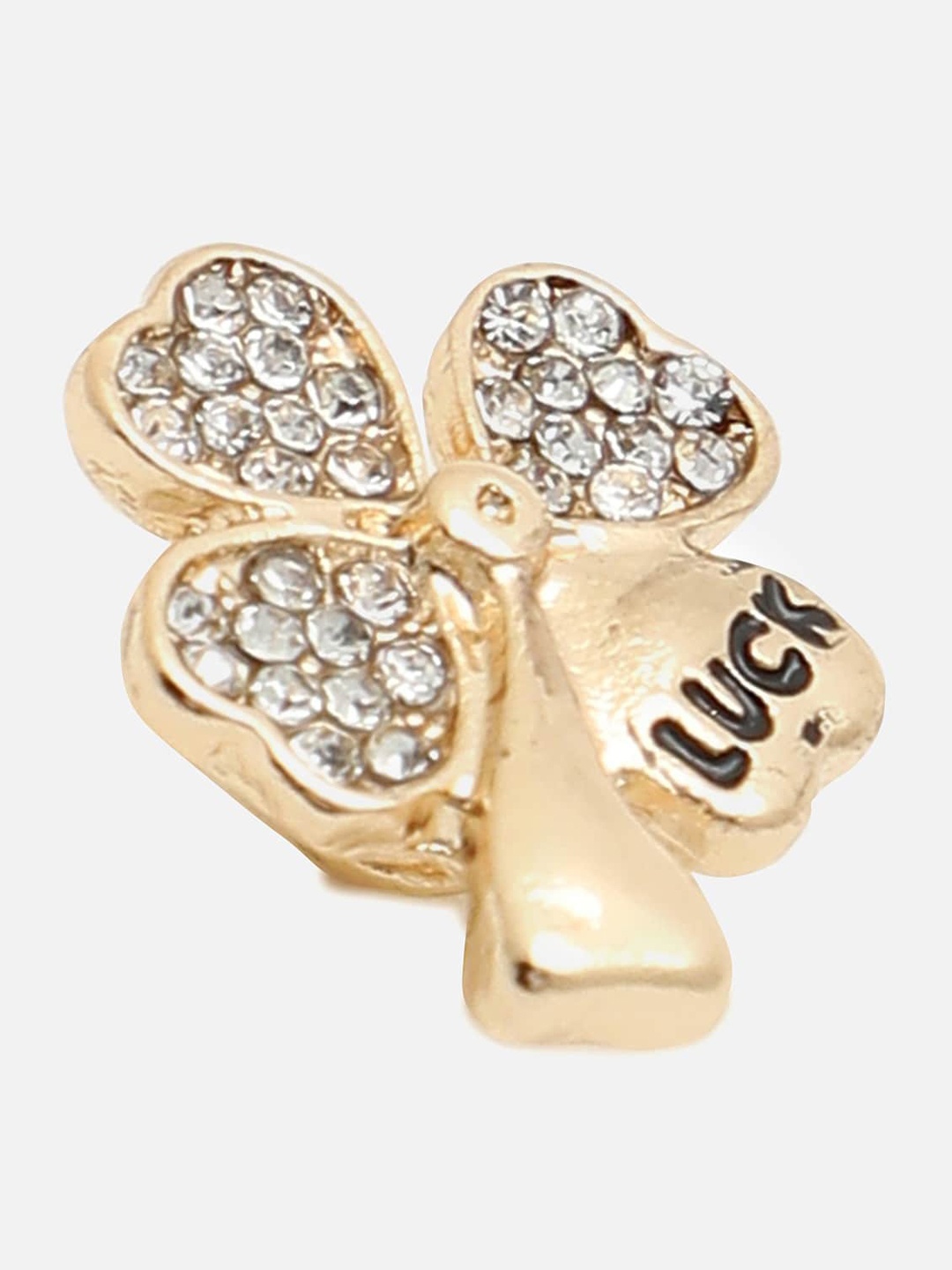 

HAUTE SAUCE by Campus Sutra Women Gold-Plated Stone-Studded Watch Charms