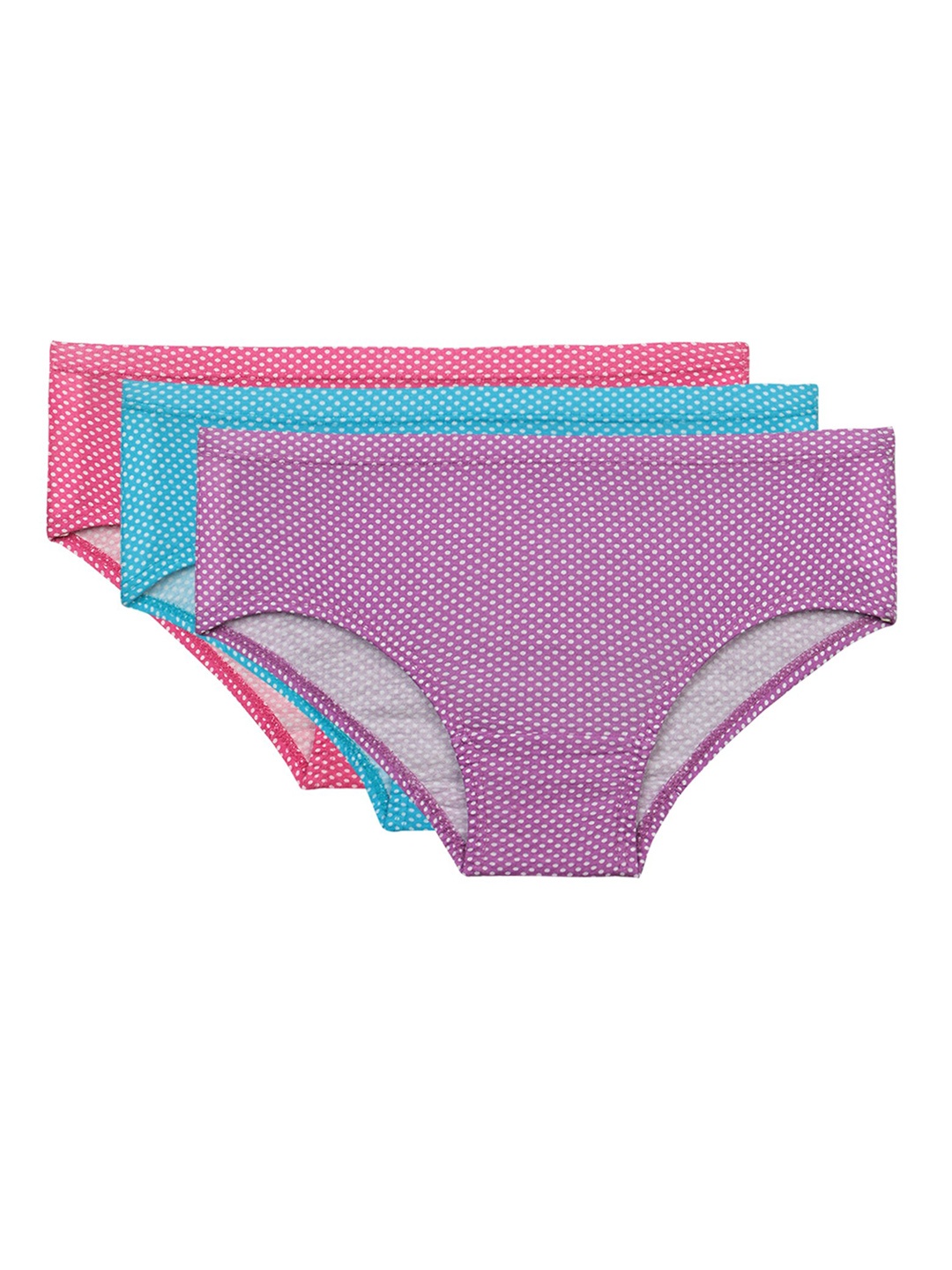 

Bodycare Kids Girls Pack Of 3 Assorted Pure Cotton Bikini Briefs KIA6704-PK001