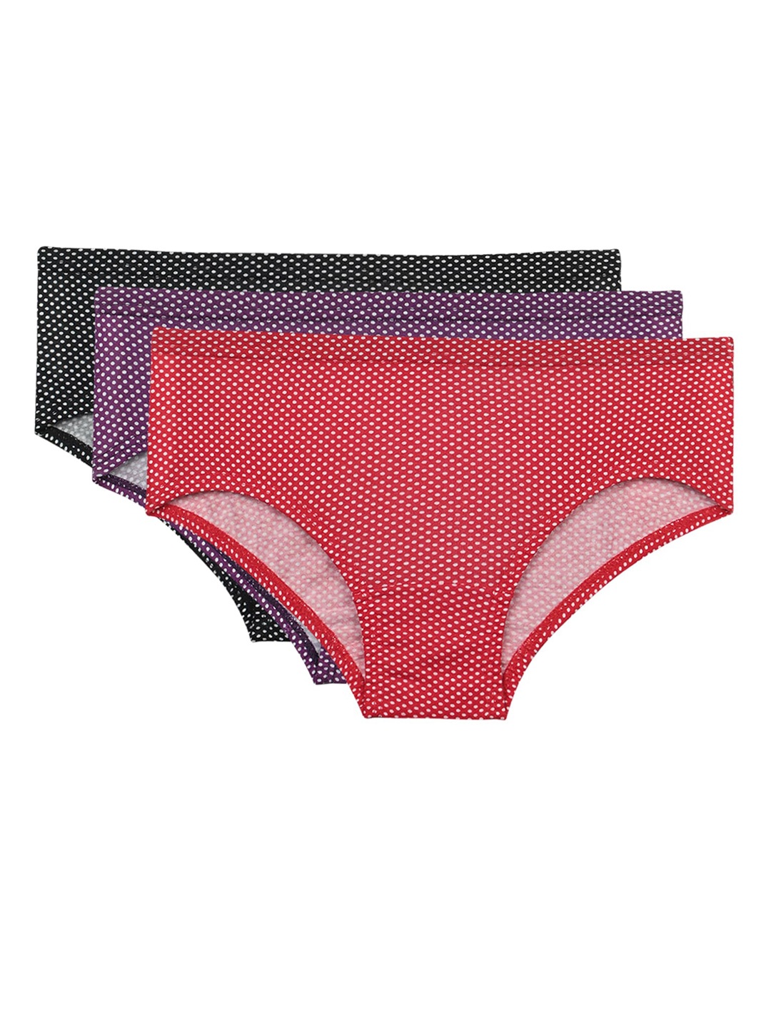 

Bodycare Kids Girls Pack Of 3 Assorted Pure Cotton Bikini Briefs KIA6703-PK003