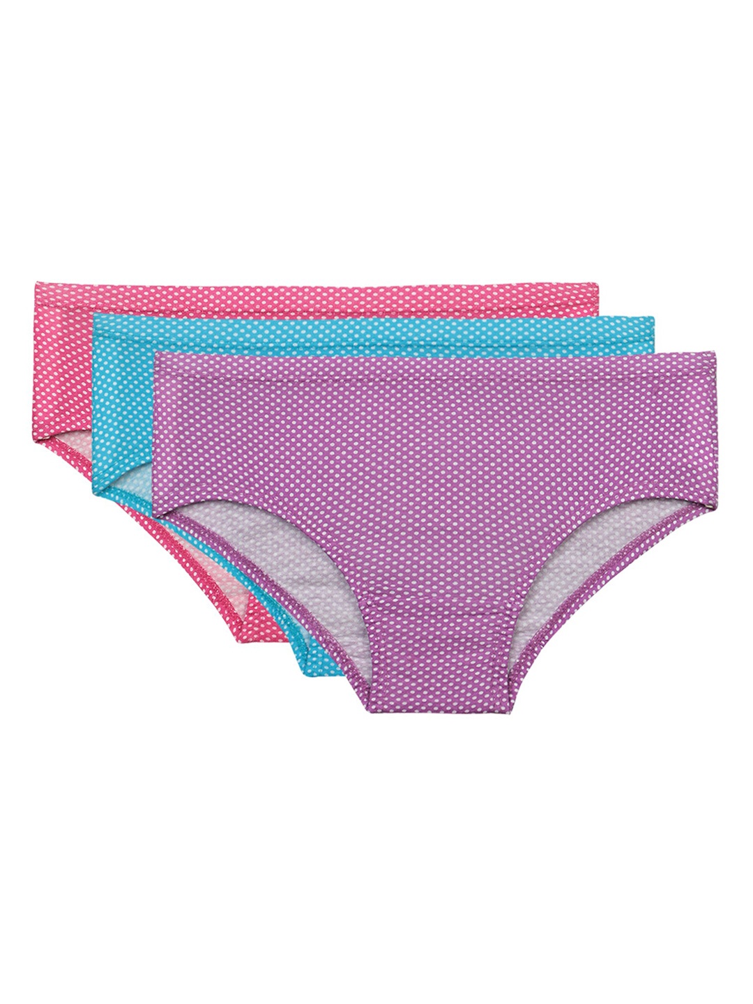 

Bodycare Kids Girls Pack Of 3 Assorted Pure Cotton Bikini Briefs KIA6704-PK006