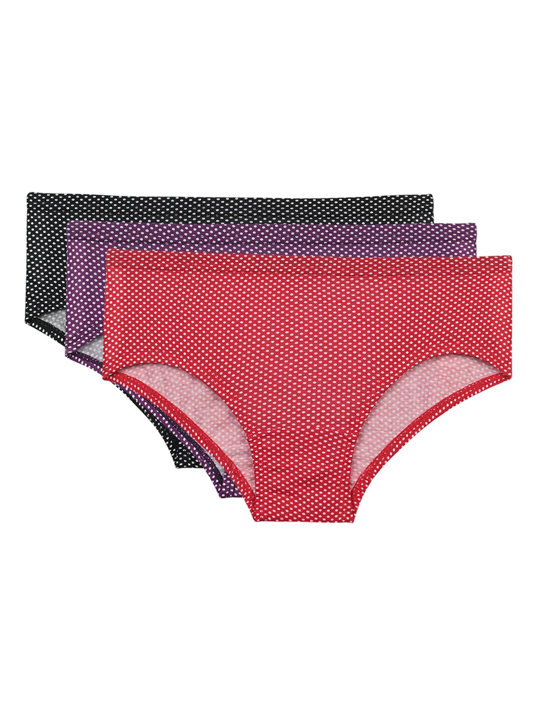 

Bodycare Kids Girls Pack Of 3 Assorted Pure Cotton Bikini Briefs KIA6703-PK001