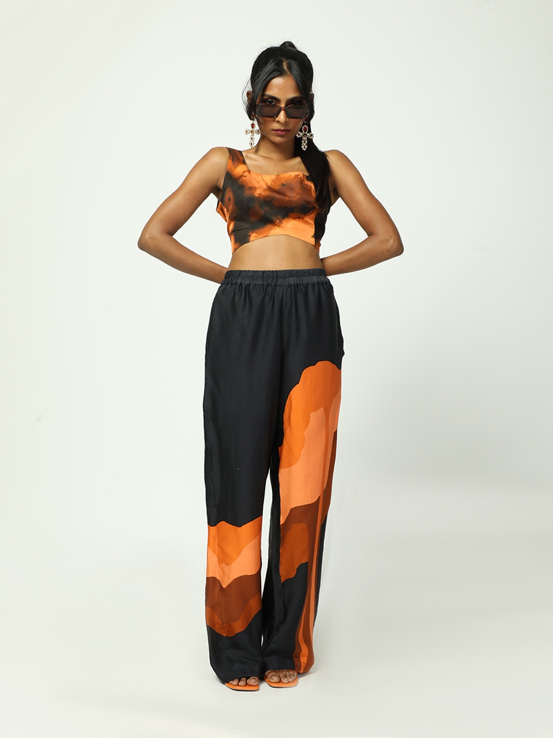

MISSY Women Black High-Rise Trousers