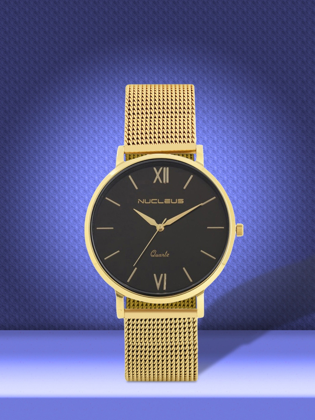 

Nucleus Unisex Black Analogue Watch LGBKG