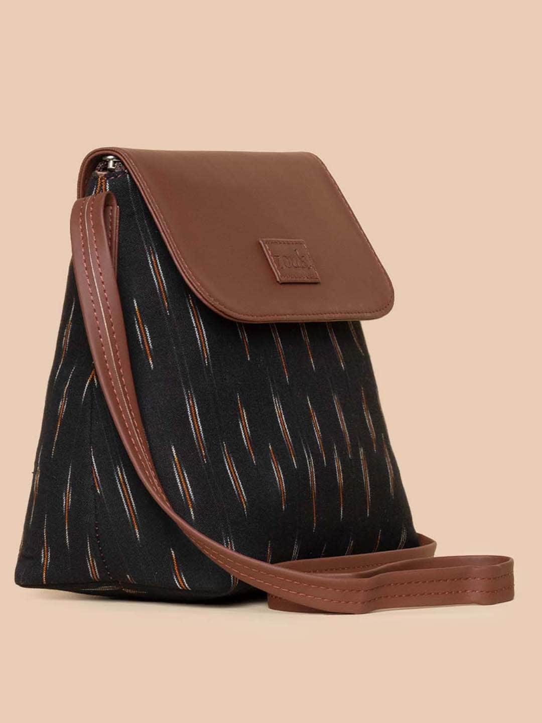 

ZOUK Structured Sling Bag, Black