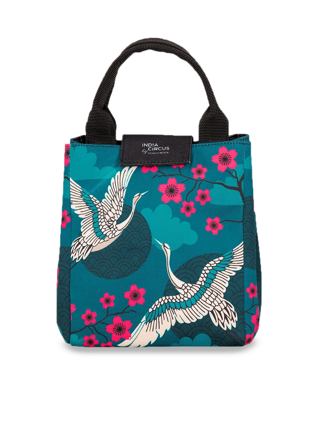 

India Circus by Krsnaa Mehta Blue Aerial Moments Lunch Bag