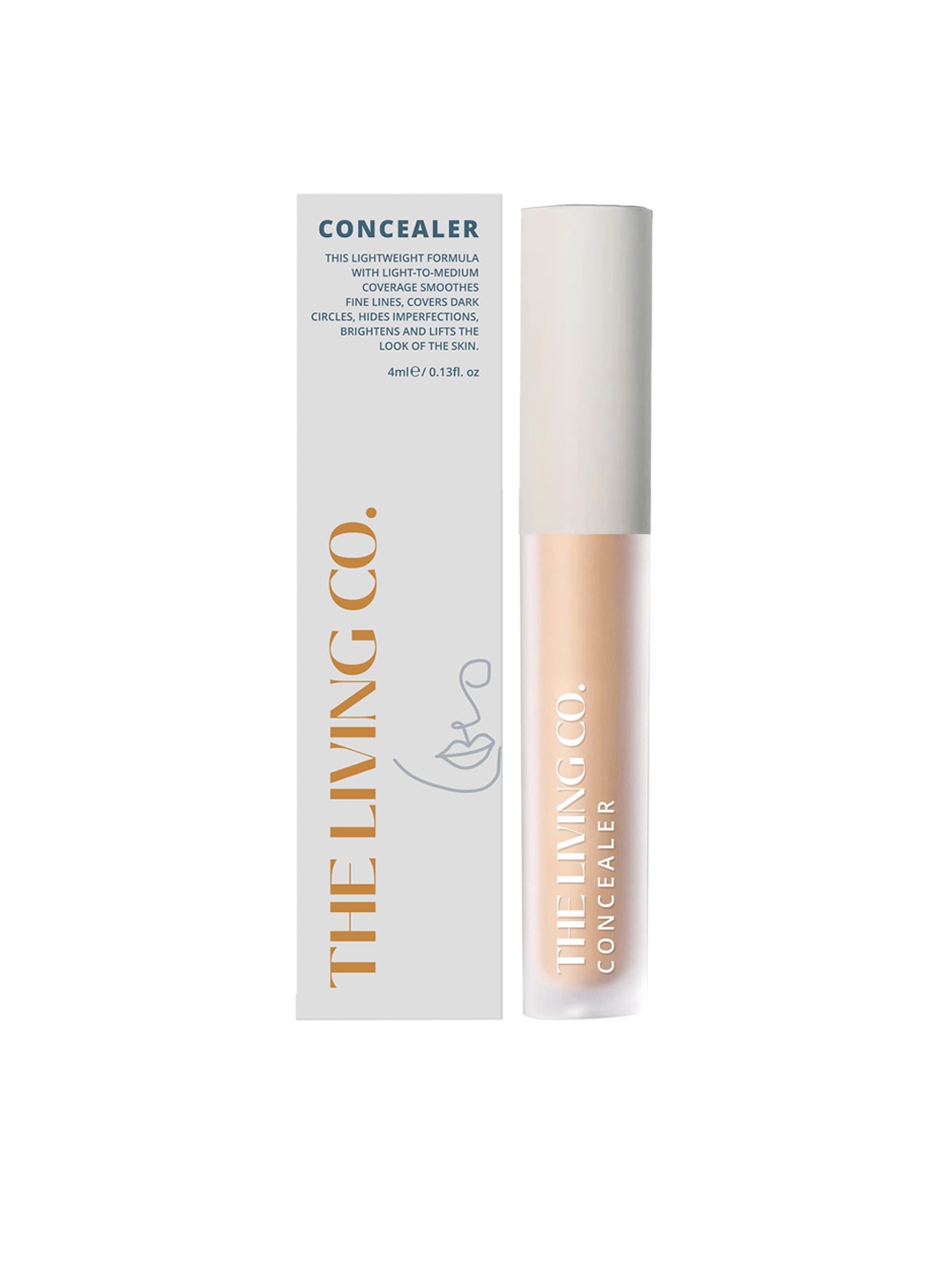

THE LIVING CO. Everyday Lightweight Concealer with Argan Oil 4ml - Buff 01, Beige