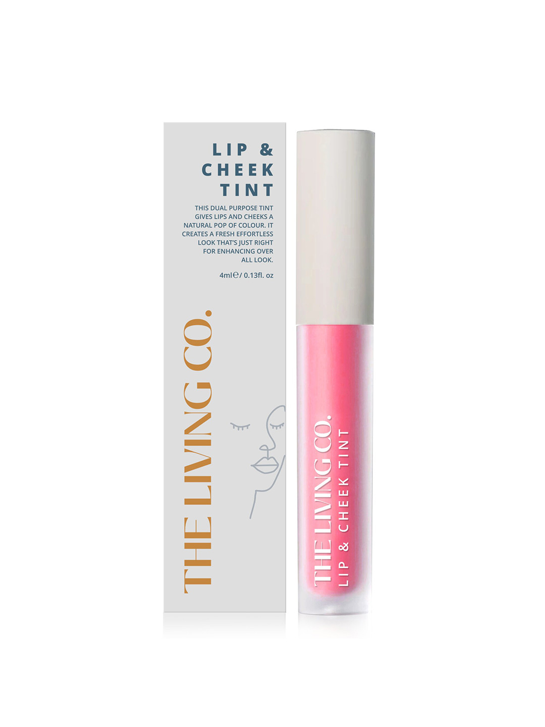 

THE LIVING CO. Semi Glossy Finish Everyday Lip & Cheek Tint 4 ml - Dragon Fruit, Pink
