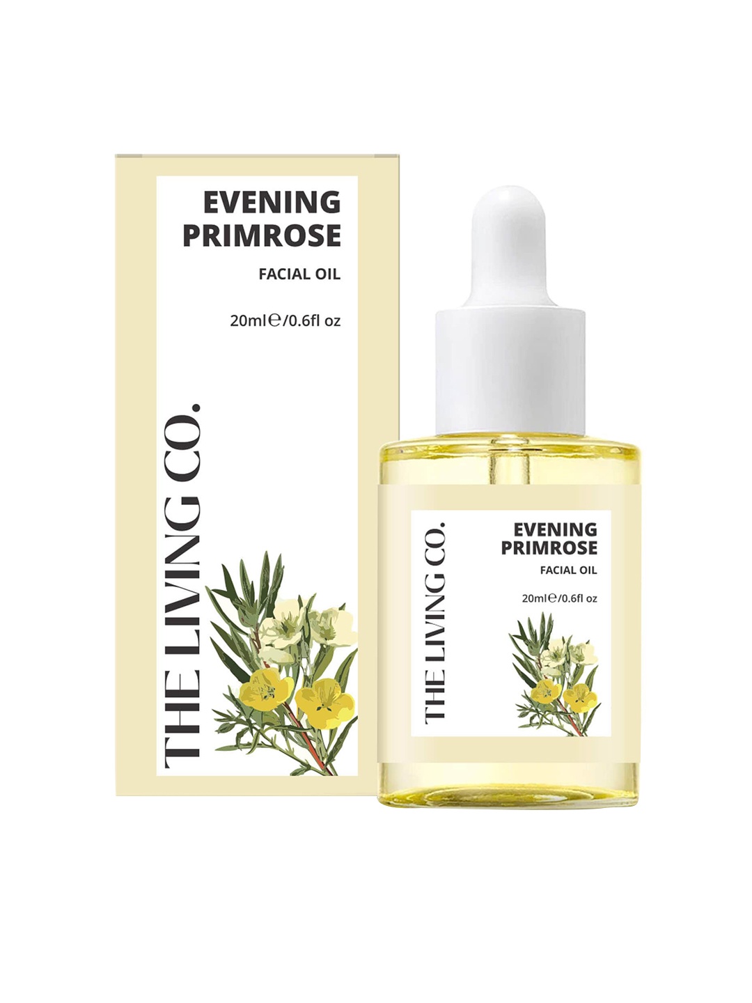 

THE LIVING CO. Evening Primrose Vegan Facial Oil - 20 ml, White