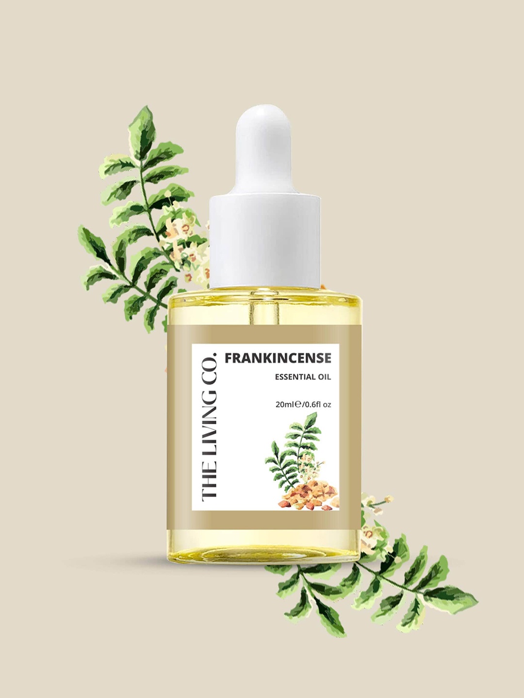 

THE LIVING CO. Frankincense Essential Oil - 20 ml, Yellow