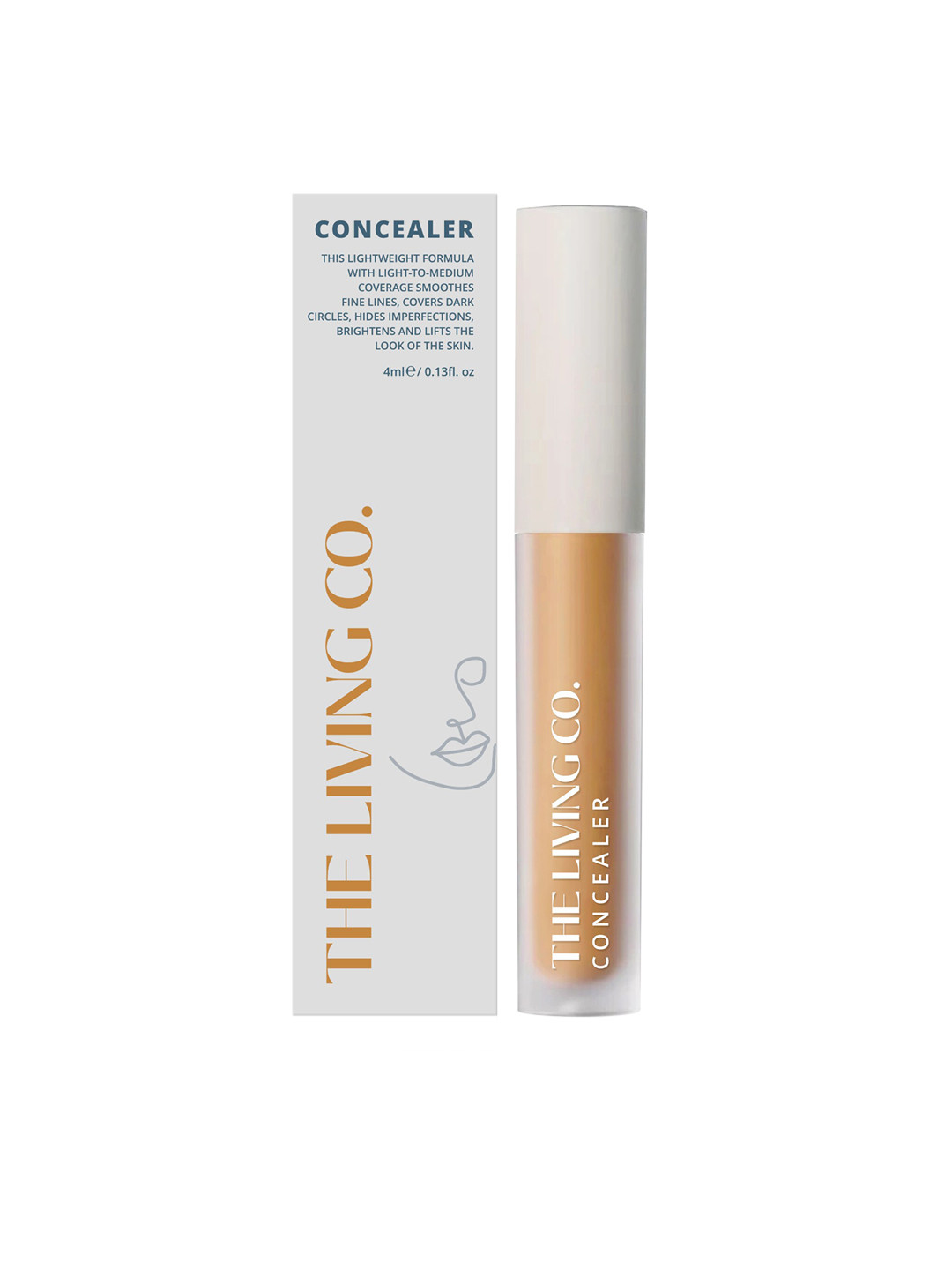 

THE LIVING CO. Everyday Lightweight Concealer with Argan Oil 4ml - Honey 03, Cream