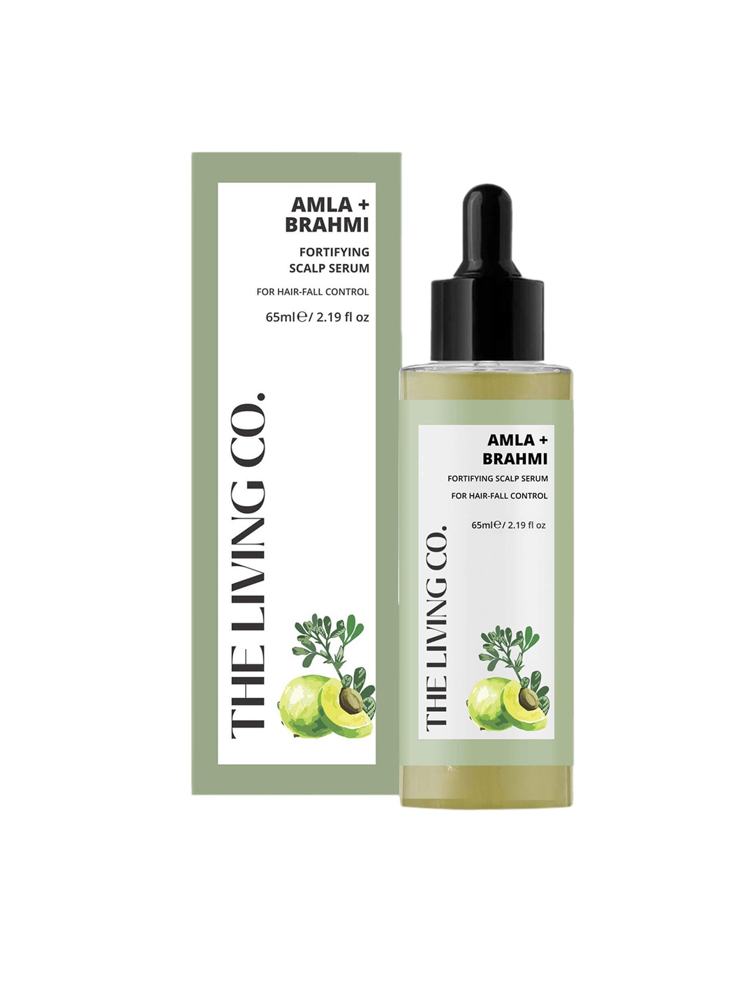 

THE LIVING CO. Calendula & Hyaluronic Acid Soothing Scalp Serum for Dandruff - 65ml, White