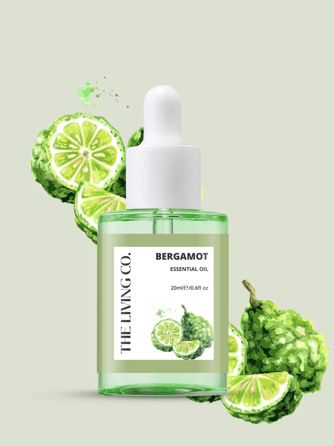 

THE LIVING CO. Bergamot Essential Hair Oil 20 ml, Transparent