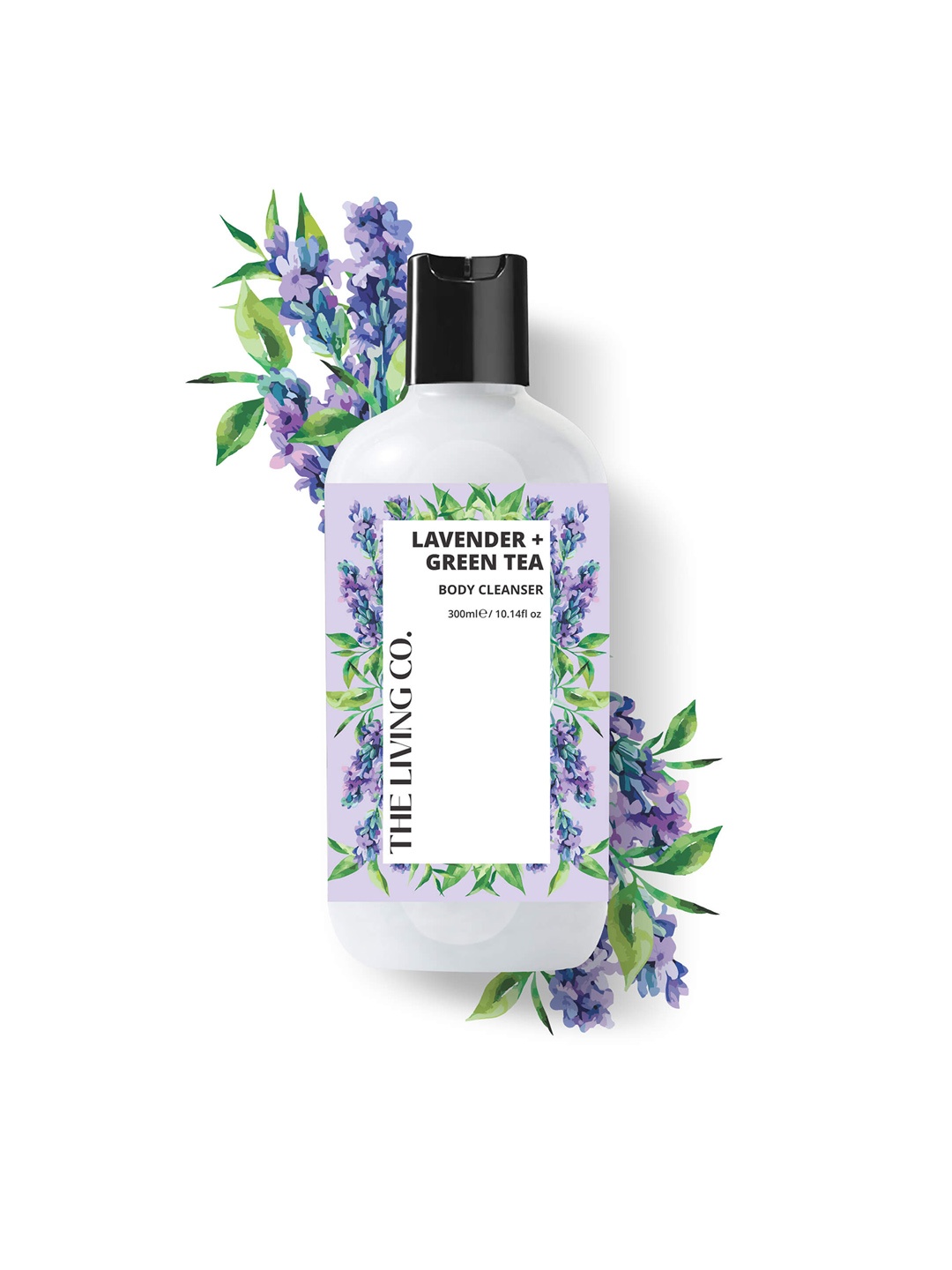 

THE LIVING CO. Vegan Lavender & Green Tea Body Cleanser - 300 ml
