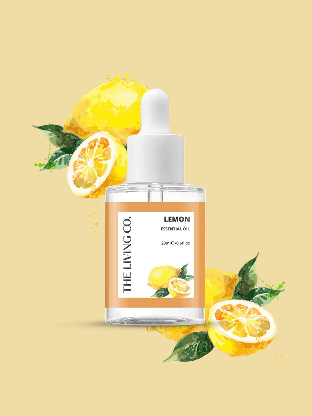 

THE LIVING CO. Lemon Essential Hair Oil 20 ml, Transparent
