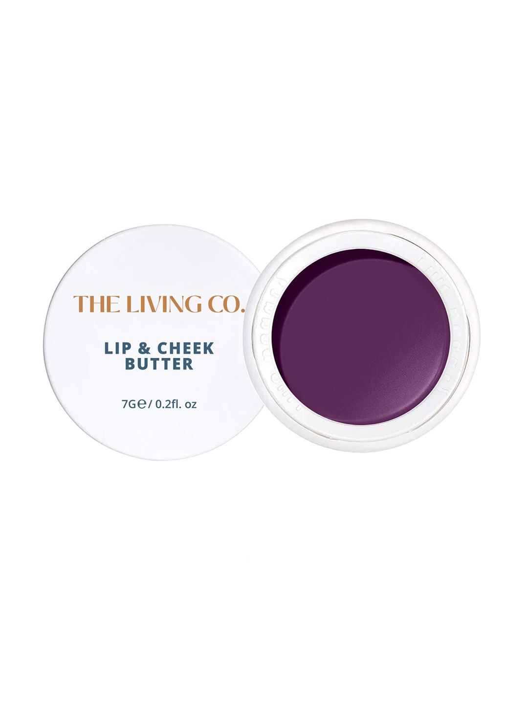 

THE LIVING CO. Everyday Lip & Cheek Butter with Almond & Jojoba Oil 7g - Barry, Purple
