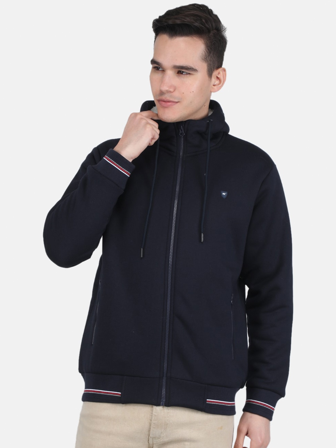 

Monte Carlo Men Hooded Bomber Jacket, Navy blue