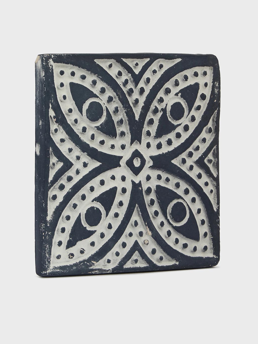 

Fabindia Adira Blue & White Floral Engraved Framed Wall Art