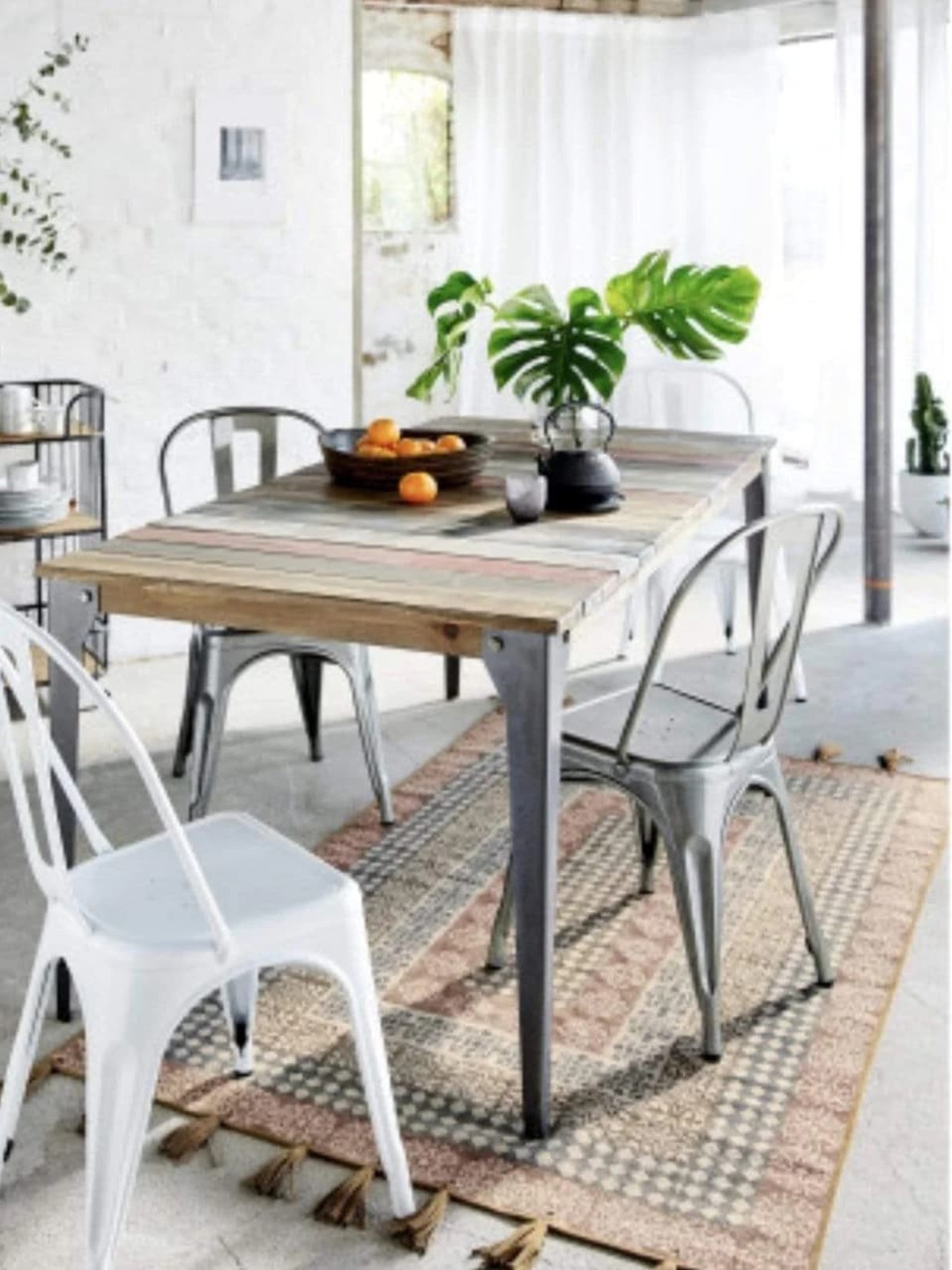 

Art Avenue White & Black Ethnic Motifs Printed Cotton Rectangular Carpet
